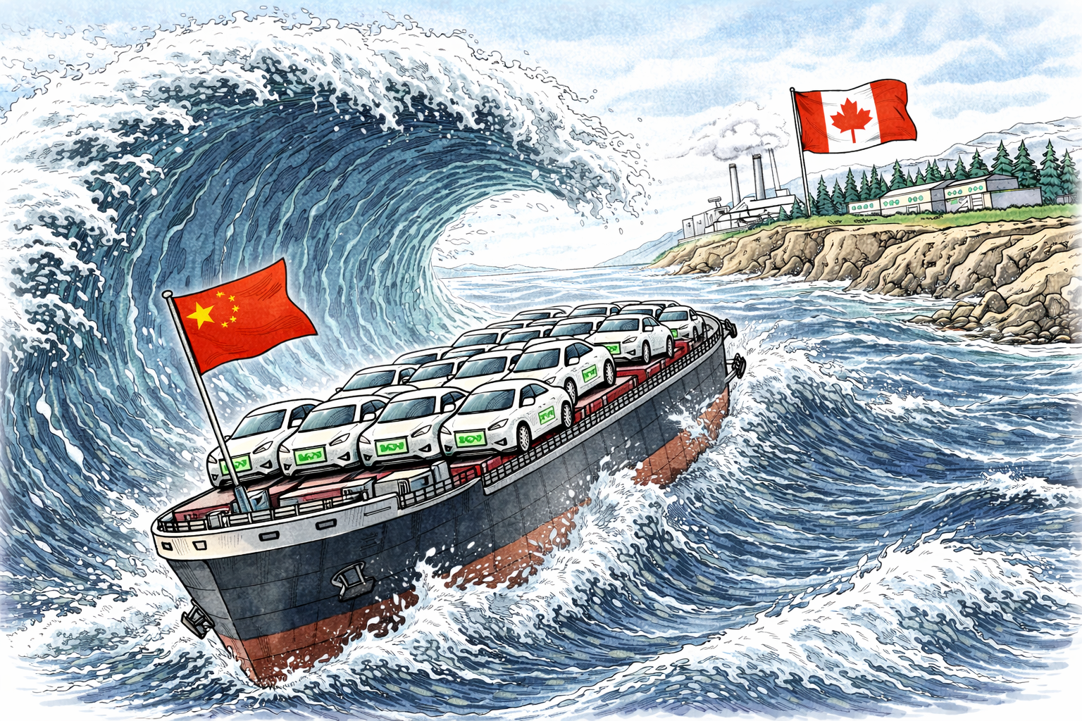 China EVs illustration
